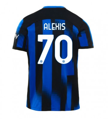 Inter Milan Alexis Sanchez #70 Hemmatröja 2023-24 Kortärmad